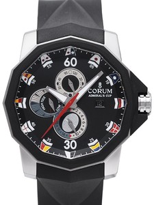 Corum Admirals Cup Tides 48 (Ti-Rubber / Black)