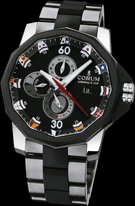 Corum Admirals Cup Tides 48 (Titanium / Black / Titanium / Rubber)