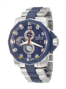 Corum Admiral's Cup Tides 48 (Titanium /Blue / Titanium-Rubber)