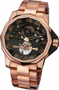 Corum Admirals Cup Tourbillon 48 (RG / Black / Bracelet)