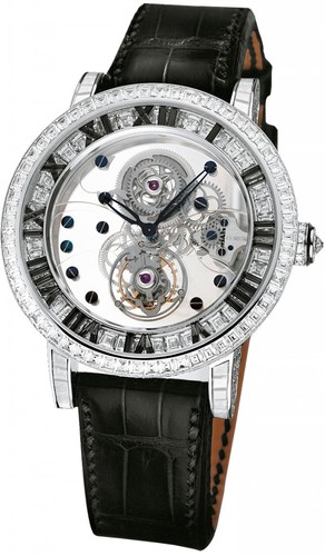 Corum Classical Billionaire Tourbillon (WG-Black Diamonds/Leather)