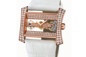 Corum Golden Bridge Lady (RG - Diamonds / White)