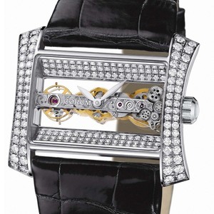 Corum Golden Bridge (WG / Silver Skeleton / Strap)