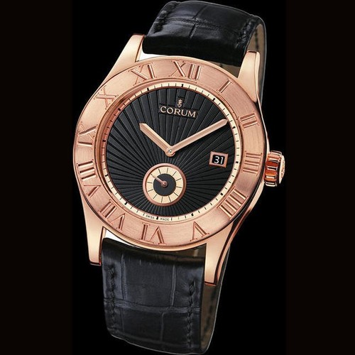 Corum Romulus (RG / Black / Strap)