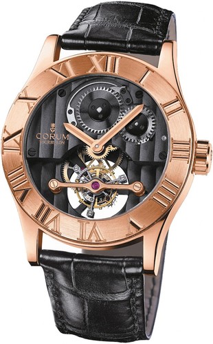 Corum Romvlvs Tourbillon (RG / Black)