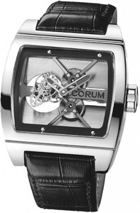 Corum Ti Bridge Tourbillon (Ti / Skeleton / Strap)