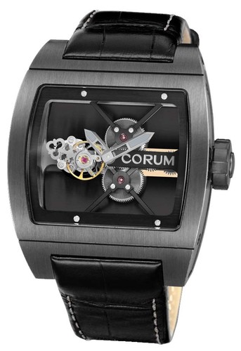 Corum Titanium Bridge Tourbillon Black 022.702.94/0F81 0000