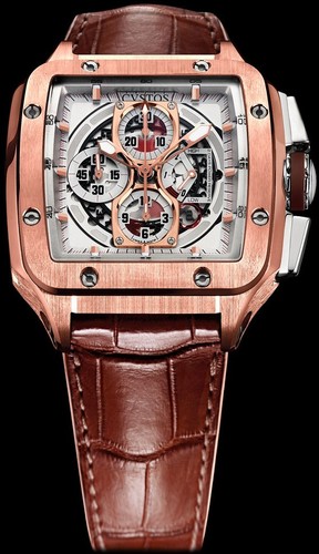 Cvstos Evosquare-50 Chrono Red Gold