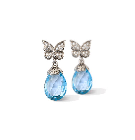 Серьги Carrera y Carrera Baile De Mariposas Earrings DA10442 020804