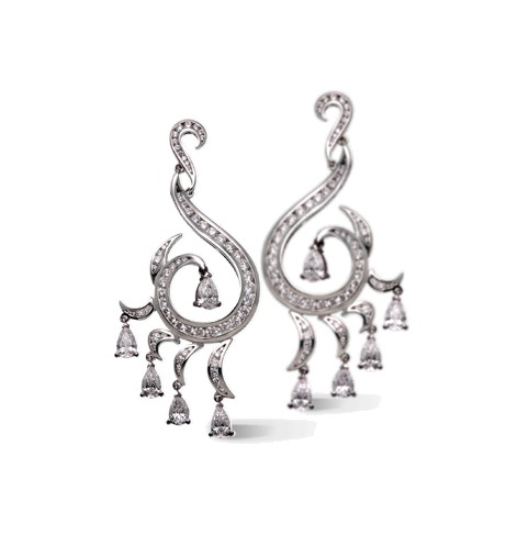 Серьги Carrera y Carrera Peacock Earrings DA10927 020101