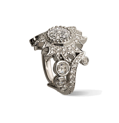 Кольцо Carrera y Carrera Sol Y Sombra Ring DA10971 020101