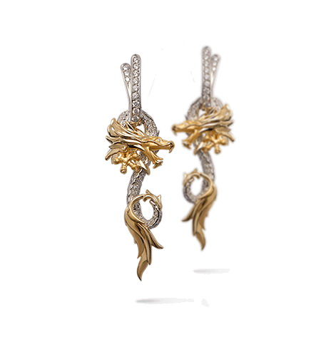 Серьги Carrera y Carrera Circulos de Fuego Earrings DA11251 030101