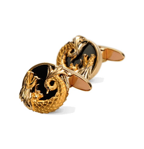 Запонки Carrera y Carrera Circulos de Fuego Cufflinks DA11265 010708