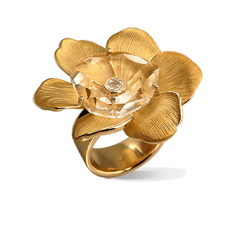 Кольцо Carrera y Carrera Gardenia MAXI Ring DA11558 011301