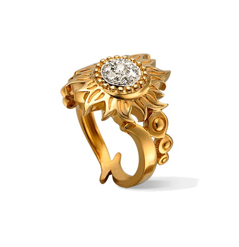 Кольцо Carrera y Carrera Sol Y Sombra Ring DA12057 030101