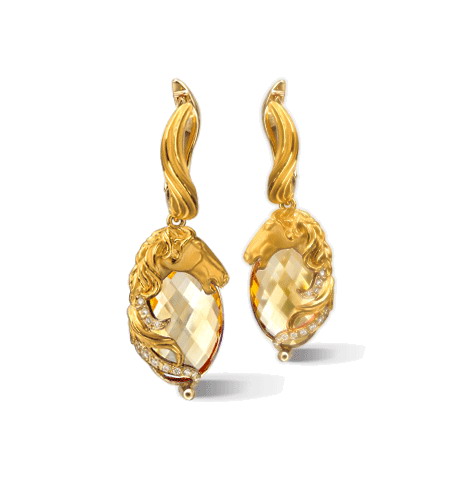 Серьги Carrera y Carrera Caballo Earrings DA13402 011206