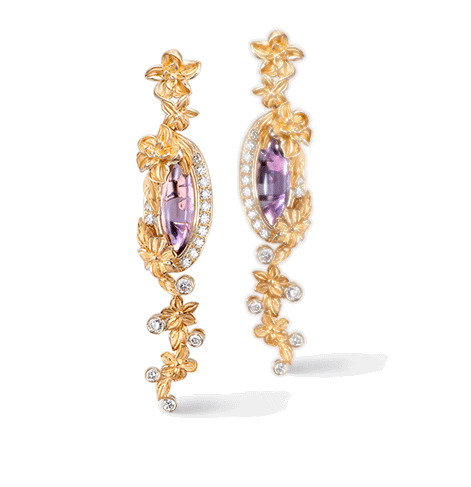 Серьги Carrera y Carrera Emperatriz Cascada MEDIUM Earrings DA13455 011018