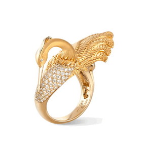 Кольцо Carrera y Carrera Garzas MEDIUM Ring DA13558 010101
