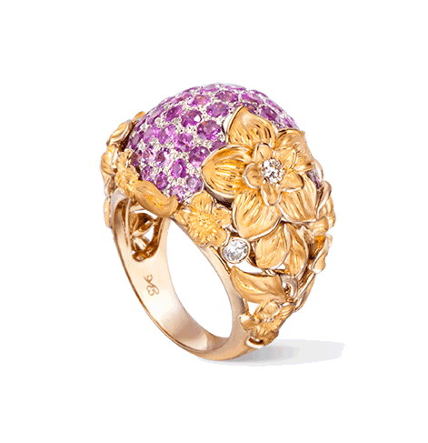 Кольцо Carrera y Carrera Emperatriz Bouquet MAXI Ring DA13650 030405