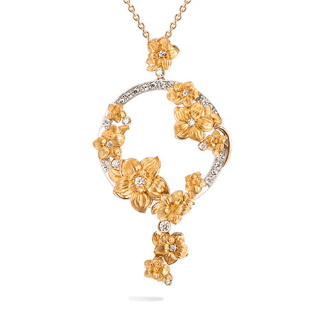Подвеска Carrera y Carrera Emperatriz Bouquet MAXI Pendant DA13654 030101