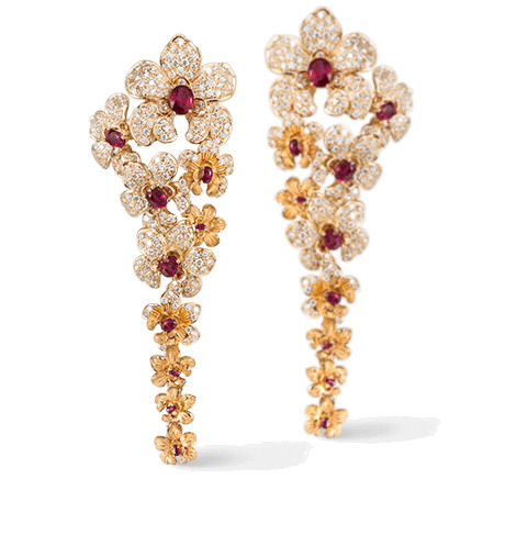 Серьги Carrera y Carrera Orquideas MAXI Earrings DA13700 010303