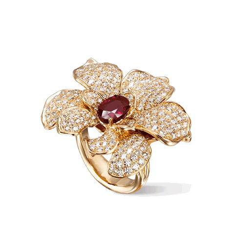 Кольцо Carrera y Carrera Orquideas MEDIUM Ring DA13701 010303