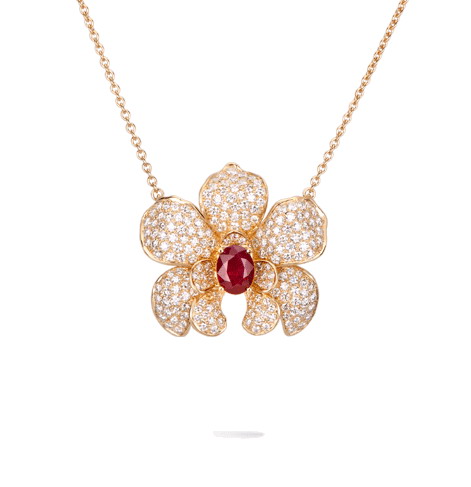 Колье Carrera y Carrera Orquideas MINI Necklace DA13706 010303