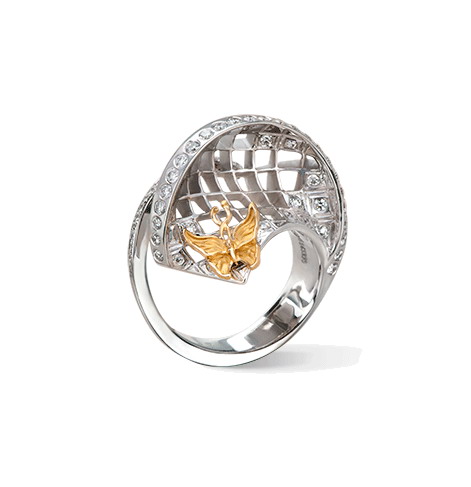 Кольцо Carrera y Carrera Prisma MEDIUM Ring DA14001 040101