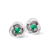 Серьги Carrera y Carrera Origen Mini Earrings (Emerald) DA14060 020202
