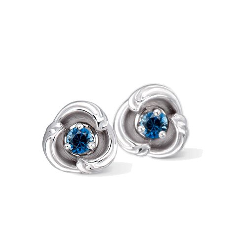 Серьги Carrera y Carrera Origen Mini Earrings (Blue Sapphire) DA14060 020404