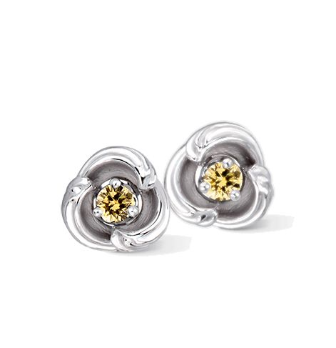 Серьги Carrera y Carrera Origen Mini Earrings (Yellow Sapphire) DA14060 020406
