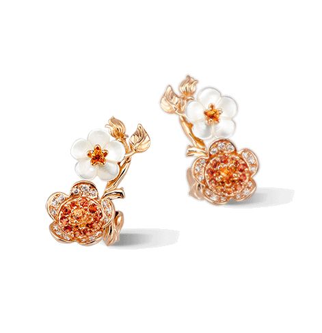Серьги Carrera y Carrera Cerezo Mini Earrings DA14202 130422
