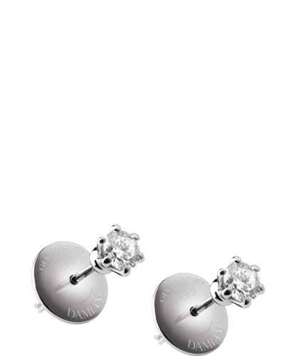 Damiani ELETTRA серьги из белого золота с бриллиантами