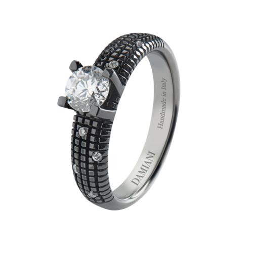 Damiani METROPOLITAN кольцо из черного золота