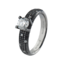 Damiani METROPOLITAN кольцо из черного золота