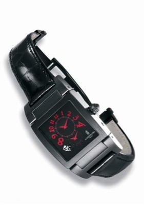 de Grisogono Uno DF N22 (SS-PVD / Black / Red)