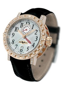 DeWitt Academia Double Fuseau (RG / MOP / Diamonds) AC.2001.53 / 01.M650