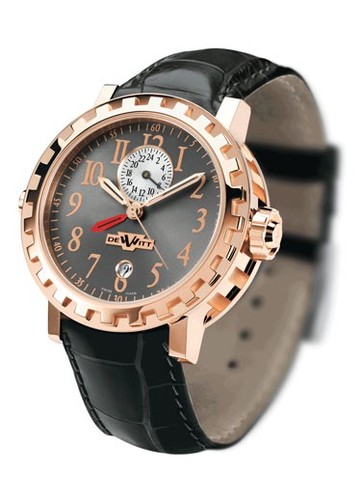 DeWitt Academia Double Fuseau (RG / Ruthenium) AC.2001.53.M100