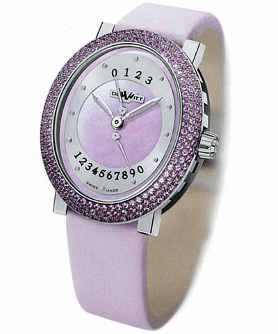 DeWitt Alma Utopia (WG / Pink Sapphires) AL.1301.48 / 04 / M656