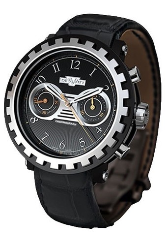 DeWitt Blackstream Chronograph (Black Titanium / Black) AC.6005.37A.M090