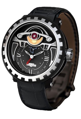 DeWitt Blackstream Triple Complication GMT 3 (Black Titanium / Black) AC.2041.37.M050