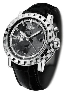 DeWitt Silicium Hora Mundi (WG / Glacier Grey / Leather) AC.2021.48.M623
