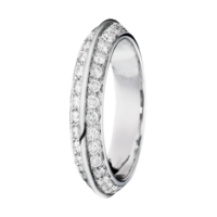 Boucheron Eternelle Grace Wedding Band WG Diamonds