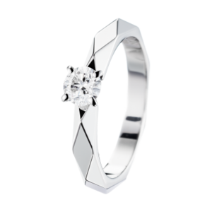 Boucheron Facette Platinum Solitaire
