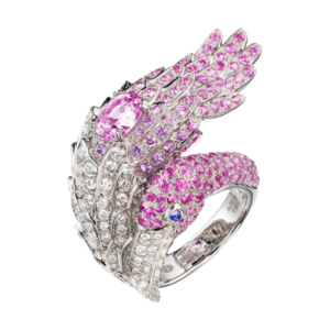 Boucheron Pink Flamingo Ring Pink sapphire
