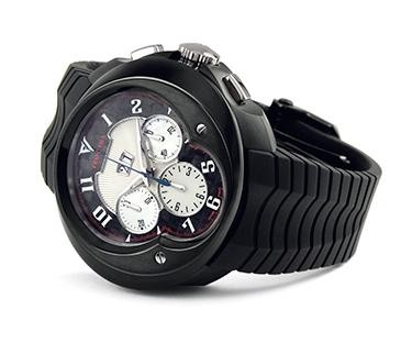 Franc Vila Franc Vila Grand Sport Chronograph Grand Dateur Automatique Black (SS / Black / Strap) Fva8ch