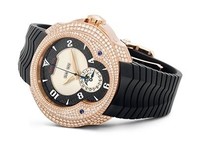 Franc Vila Franc Vila Haute Joaillerie Quantieme Automatique HJ4 with Diamonds (RG / Black / Strap) FVa7