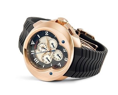 Franc Vila Franc Vila Quantieme Perpetuel Automatique (Titanium-RG / White / Strap) FVa10