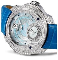 Franc Vila Franc Vila Tribute Jumping Hours Automatique Ivy Edition with Diamonds (SS / Silver / Strap) FVt28