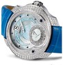 Franc Vila Franc Vila Tribute Jumping Hours Automatique White Ivy Edition HJL4 with Diamonds (SS / Silver / Strap) FVt28
